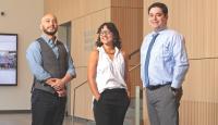 three VP&S faculty members